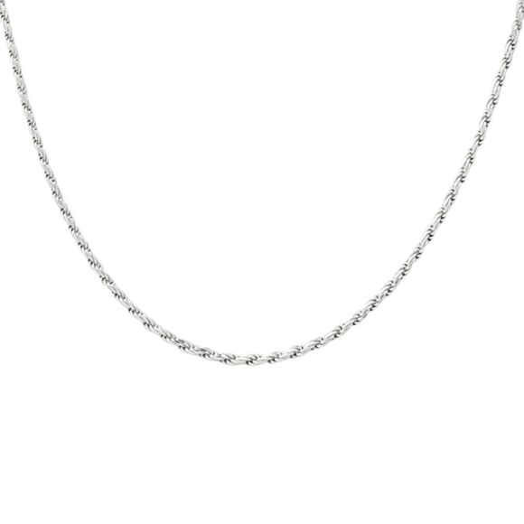 Giani Bernini Sterling Silver Rope Chain 24” Necklace - Picture 7 of 7